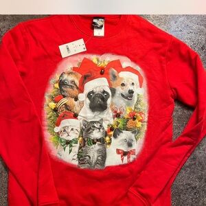 Fifth Sun Vibrant Red Sweatshirt